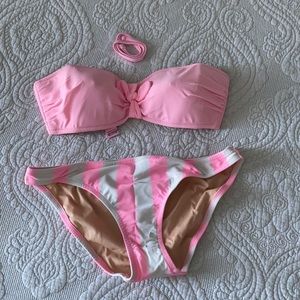 Never worn! J. Crew bandeau swim suit